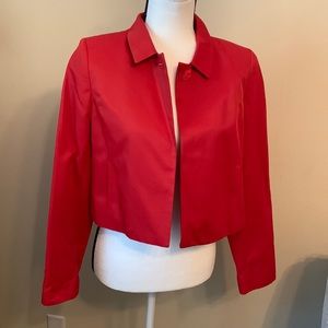 Adorable red short coat. Waterproof.